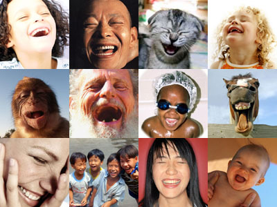 laughing-collage